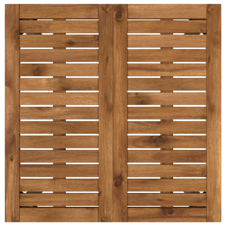 vidaXL Tuindiner tafel NAARDEN Natuurlijk en Koffie 60 x 60,5 x 75 cm bruin, foto 4