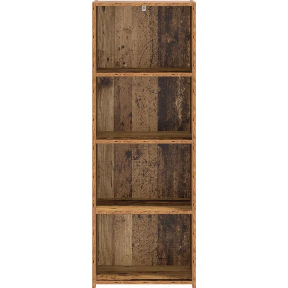 vidaXL Hoge kast Oud hout 45 x 41 x 124 cm Bewerkt hout bruin, foto 4