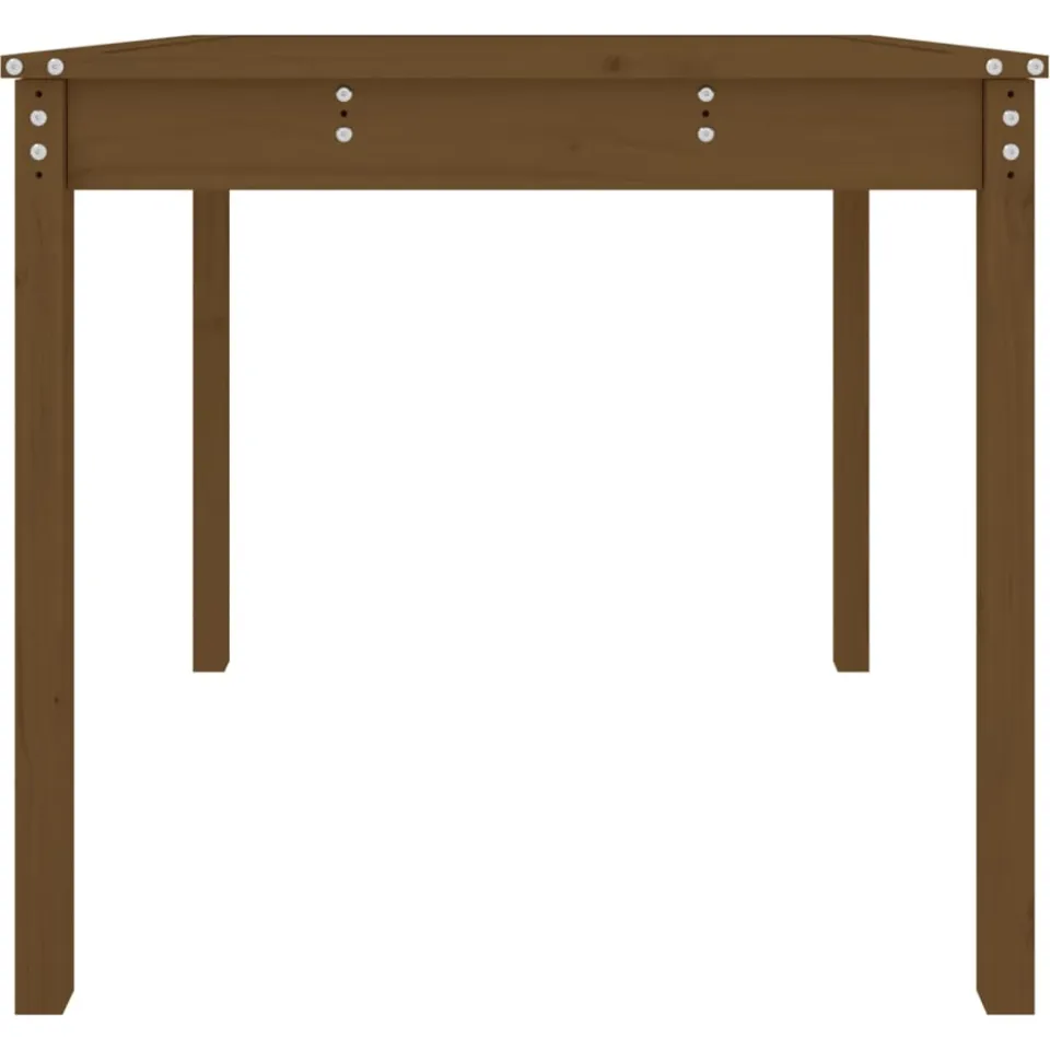vidaXL Tuintafel 82,5x82,5x76 cm massief grenenhout honingbruin bruin, foto 4
