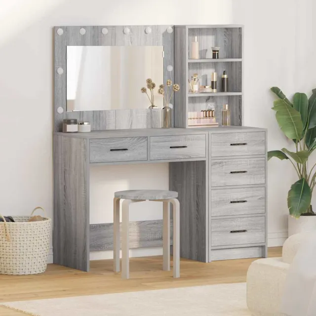vidaXL Plafondtafel 2 st Lichtgrijs 78.5 x 41 x 135 cm Bewerkt hout, foto 2