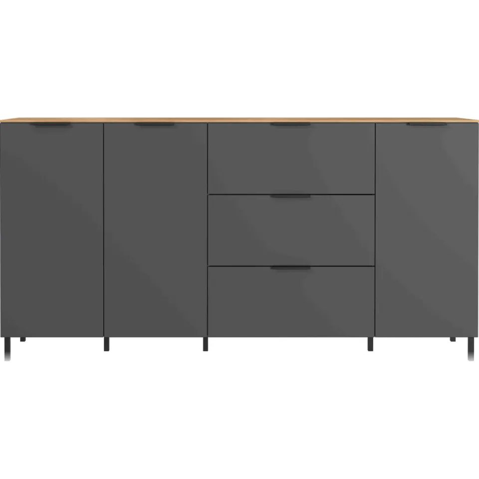 dressoir Amalfi grafiet-eiken, foto 3
