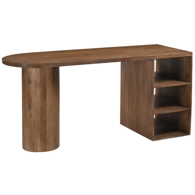 DÉJA Living Bureau Marbella - Donkerbruin Hout - 140x60x76cm