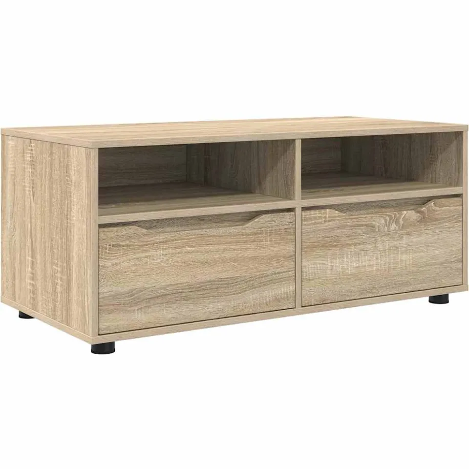 vidaXL TV-kast 100 x 48 x 43 cm Sonoma Eiken Bewerkt hout, foto 3