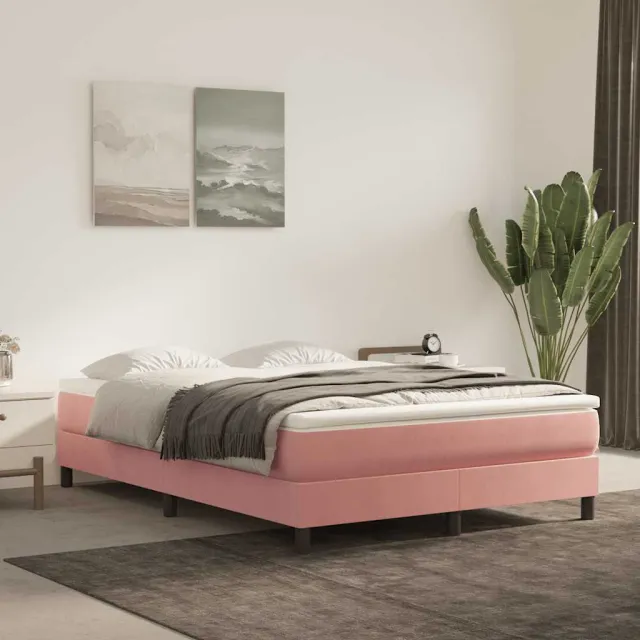 vidaXL Pocketveringmatras 140 x 210 x 20 cm Roze