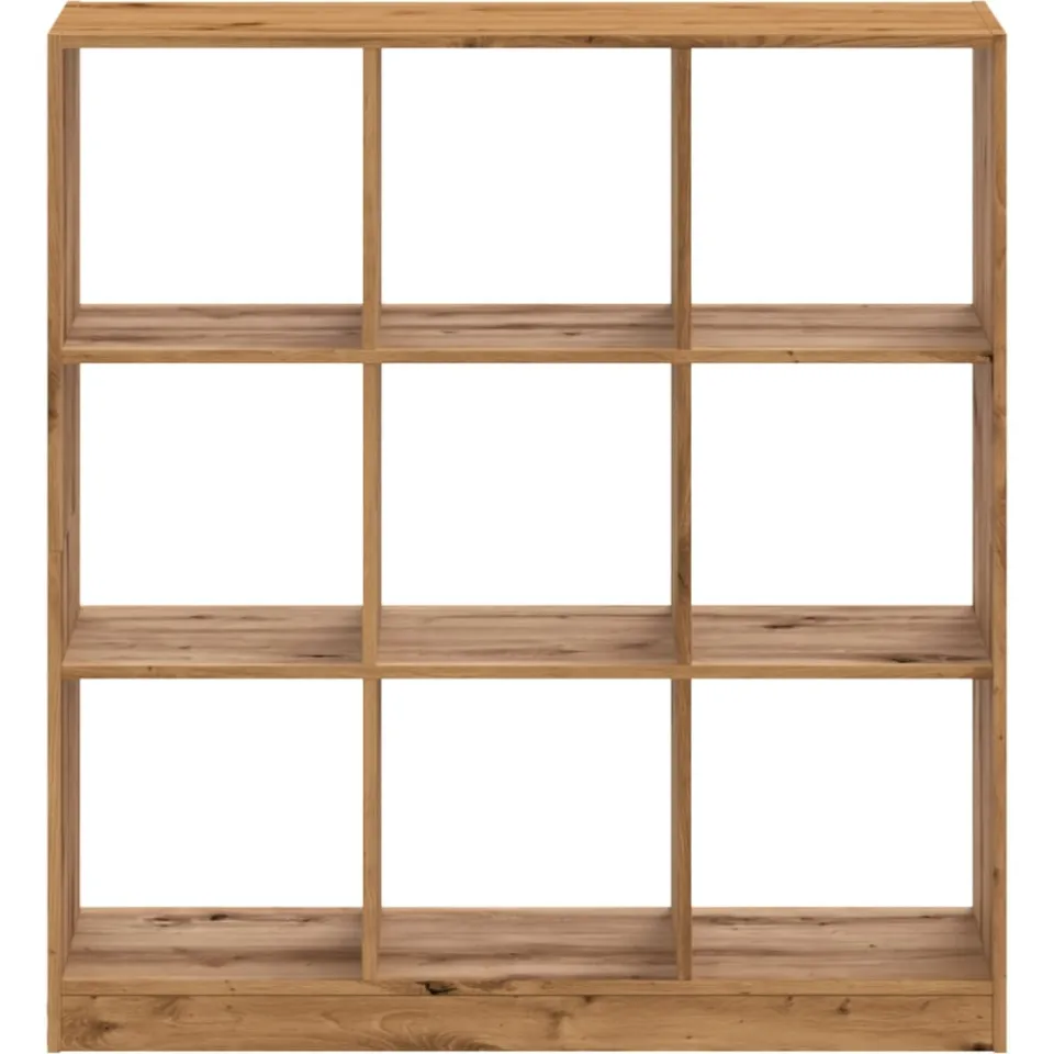 vidaXL Boekenkast 102x32x108 cm bewerkt hout artisanaal eikenkleurig, foto 3