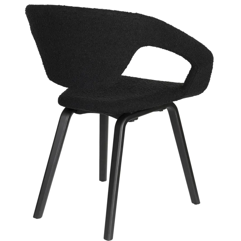 Zuiver Flexback eetkamerstoel zwart, foto 4