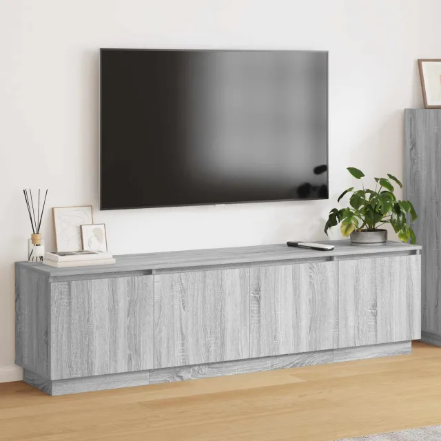 vidaXL TV-kast 180 x 38 x 49 cm Grijs Sonoma Bewerkt hout
