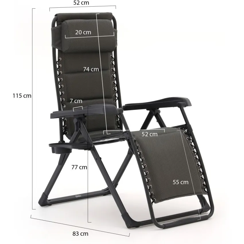 Forza Furniture Forza Tione relaxstoel grijs, foto 3