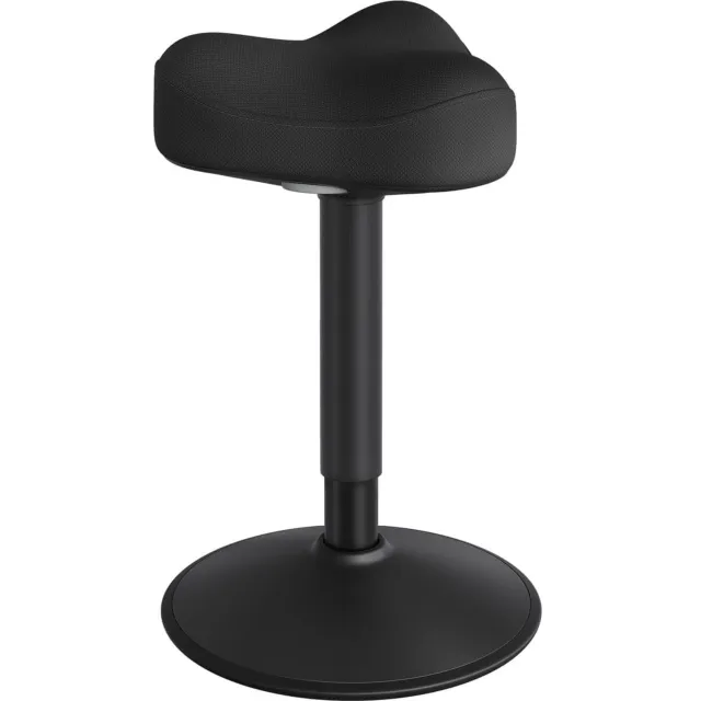 Klarven Kruk Zwart - Krukken - 360° Kantelbaar - In Hoogte Verstelbaar 58-83 cm - Draagvermogen 120 kg