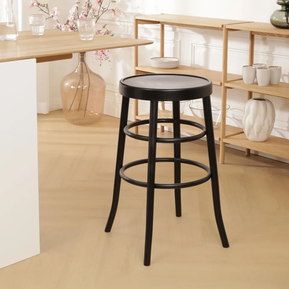 Fameg Lauren houten barkruk zwart - 75 cm, foto 2