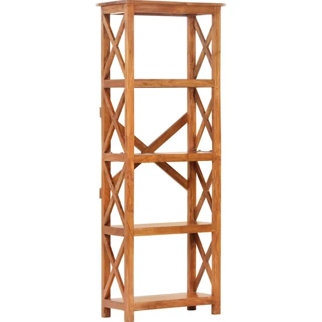 vidaXL Boekenkast 60x30x160 cm acaciahout met honingafwerking Bruin