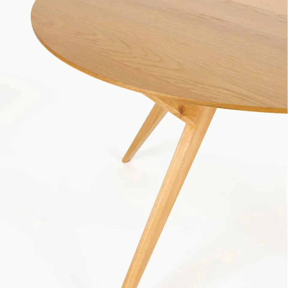 Zuiver eetkamertafel IJver eiken naturel, foto 5
