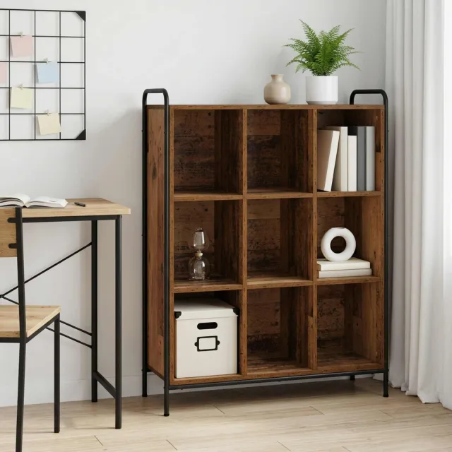 vidaXL Boekenkast 57 x 33 x 111 cm Bewerkt hout Oud hout bruin, foto 2