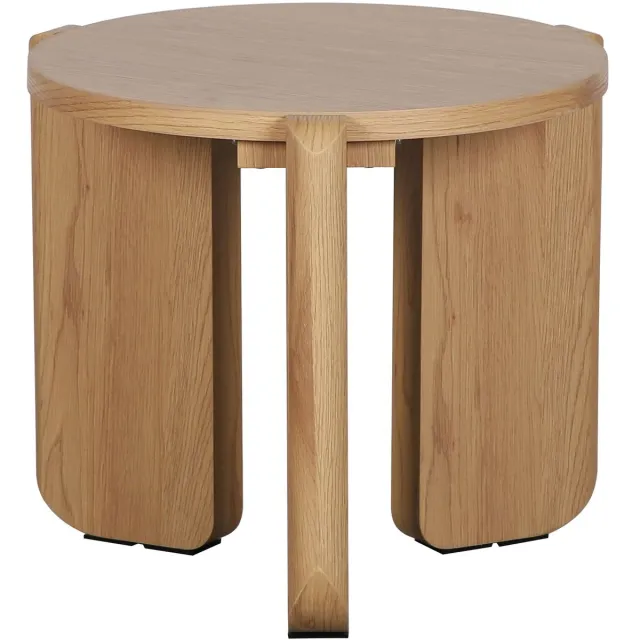 Selsey Preffines S – Salontafel, Ø 50 cm, eikenhoutlook