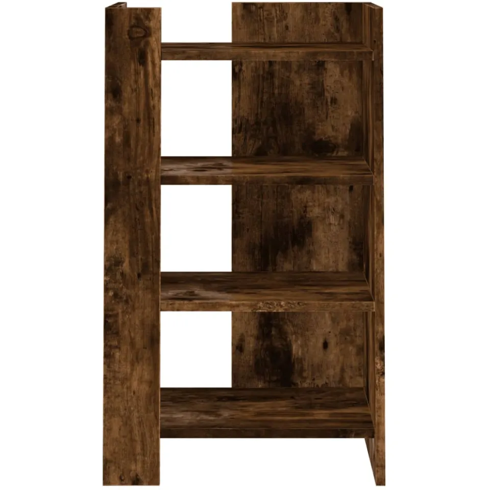 vidaXL Dressoir 45x35x75 cm bewerkt hout gerookt eiken Bruin