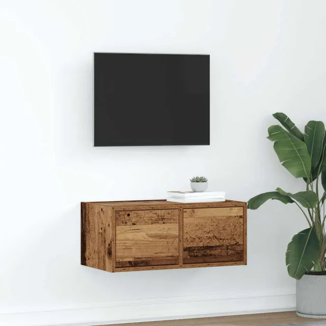 vidaXL TV-meubel 60x31x25,5 cm bewerkt hout oud houtkleurig bruin, foto 2