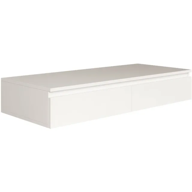 Selsey Bemmi – Zwevend bureau / kaptafel met lades wit 120 cm