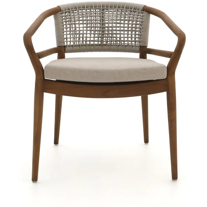 Bellagio tuinmeubelen Bellagio Brasimone stoel-bank loungeset 4-delig bruin, foto 4