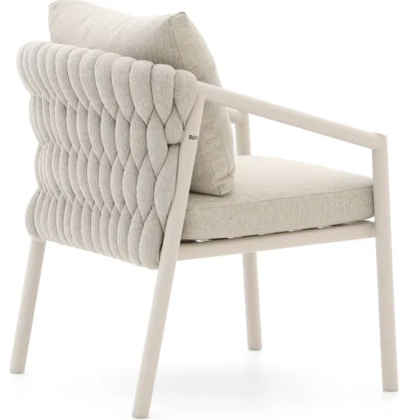 Suns Sato dining tuinstoel taupe, foto 5