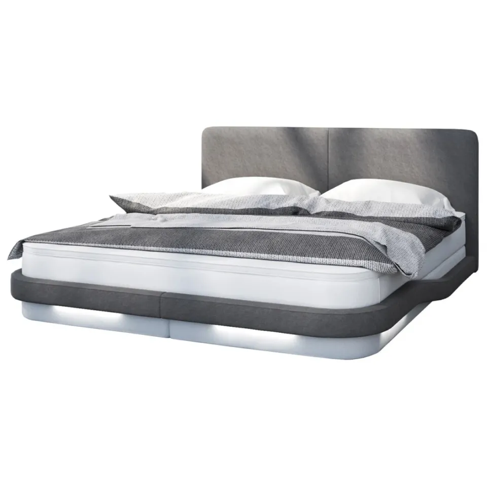 boxspring Sonja wit-grijs
