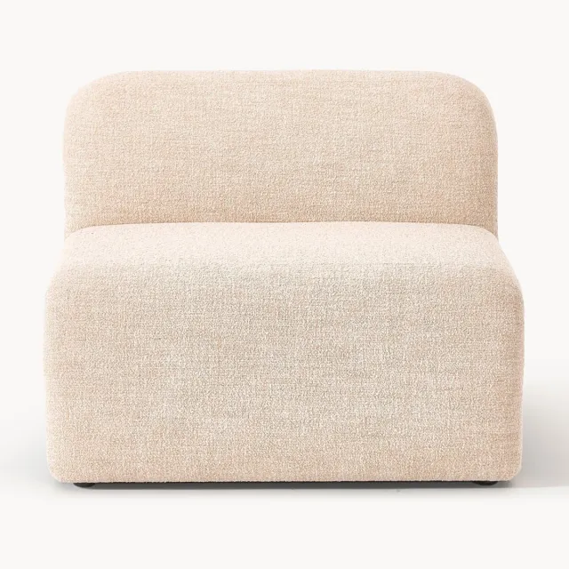 Westwing Collection Bouclé middenmodule Wolke roze