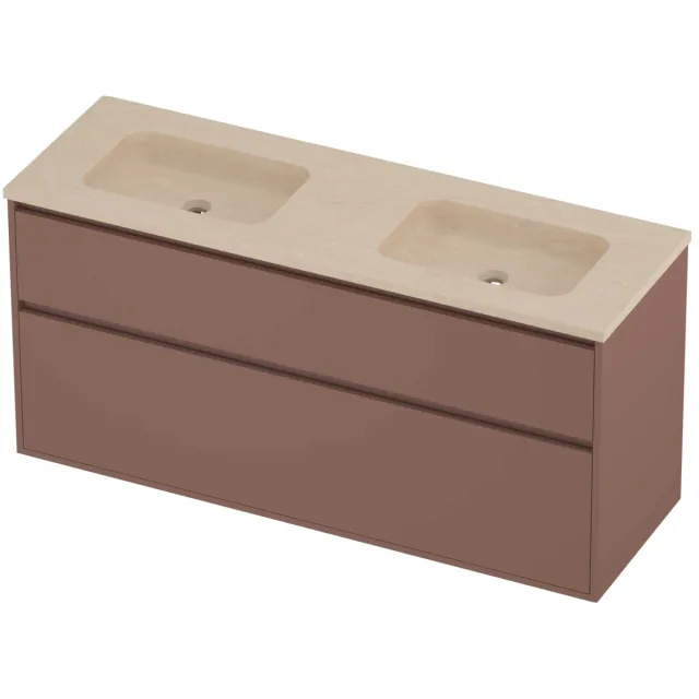 Proline Rollo Badmeubelset Hardsteen Elegant 140x46x67 cm Sand Stone Beauty Blush Rosé Goud