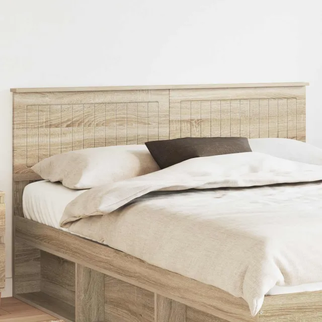 vidaXL Hoofdbord Sonoma Eiken Bewerkt hout Bruin