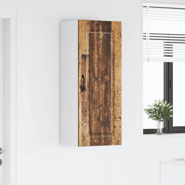 vidaXL Vaatwasserpaneel KALMAR Oudhout 40 x 31 x 100 cm Bewerkt hout Bruin