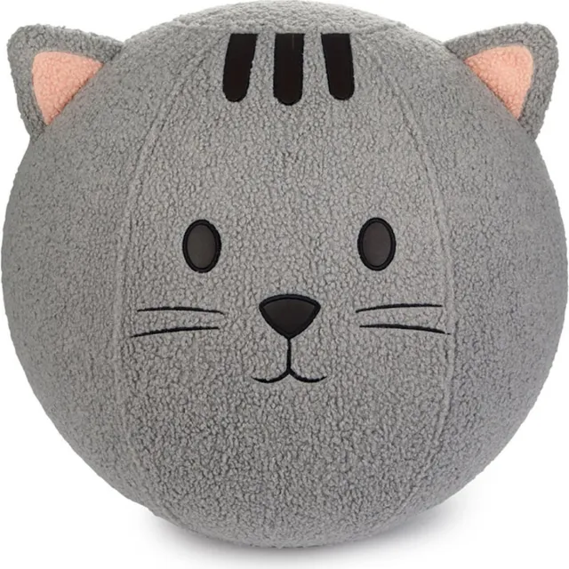 Balvi Poef,Kitty,grijs,polyester