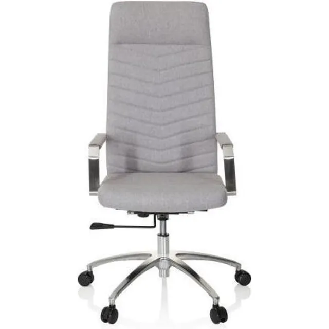 hjh office Saranto Plus - Thuisgebruik bureaustoel - Lichtgrijs - Stof
