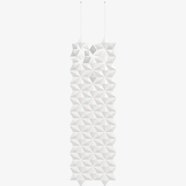 bloomming Hangend Kamerscherm Facet 68x230cm (bxh) - Wit