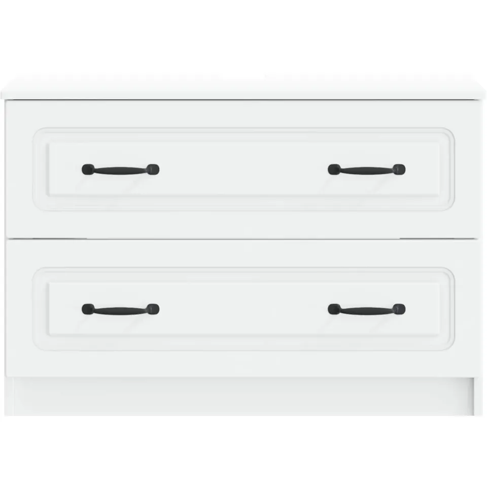 vidaXL Badkamer wastafelkast UTRECHT Wit 82 x 41 x 56 cm Bewerkt hout, foto 4