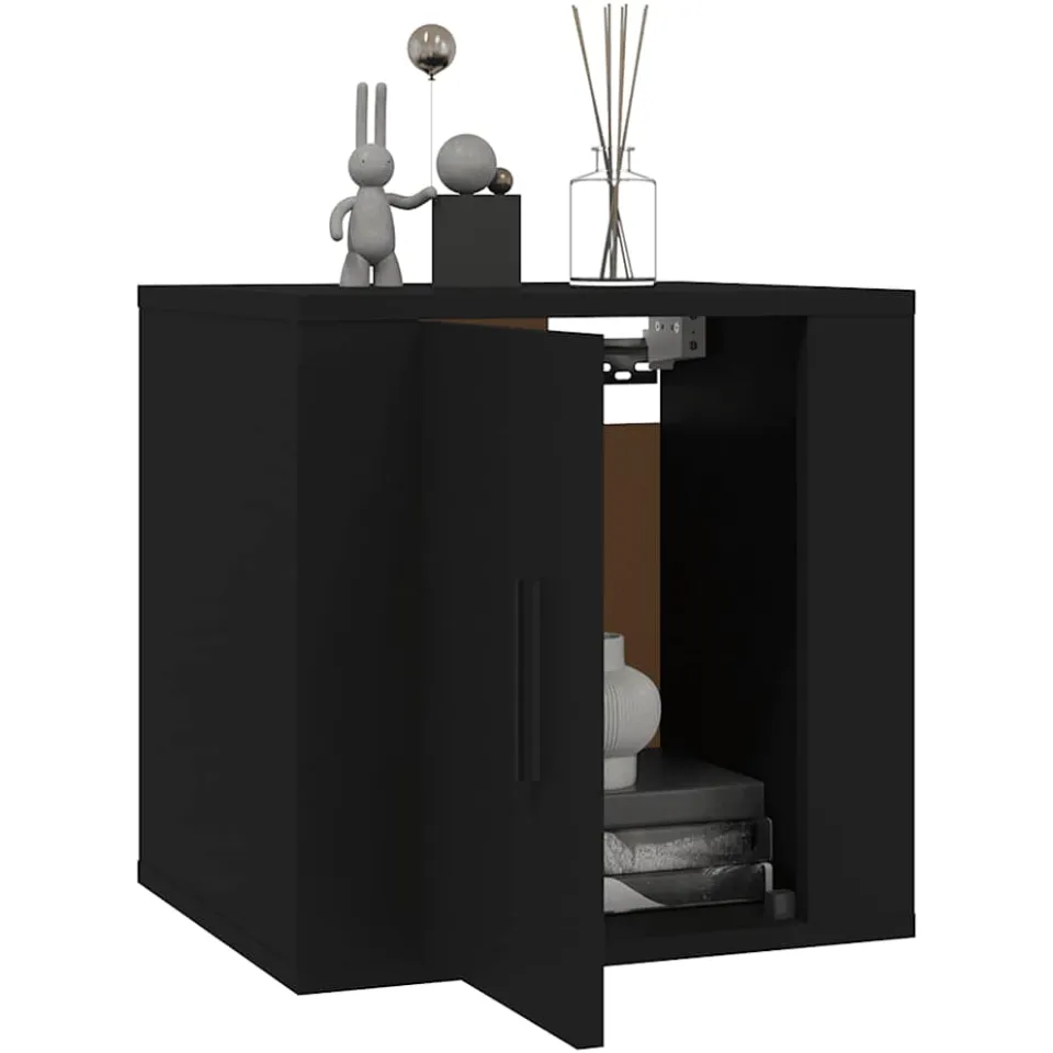 vidaXL Tv-wandmeubel 40x34,5x40 cm zwart, foto 3