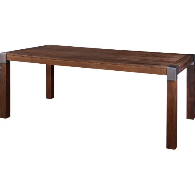 MASSIVMOEBEL24 .DE AMSTERDAM #17 eettafel bruin gelakt Massief hout mango 240x100x76 cm (BxTxH)