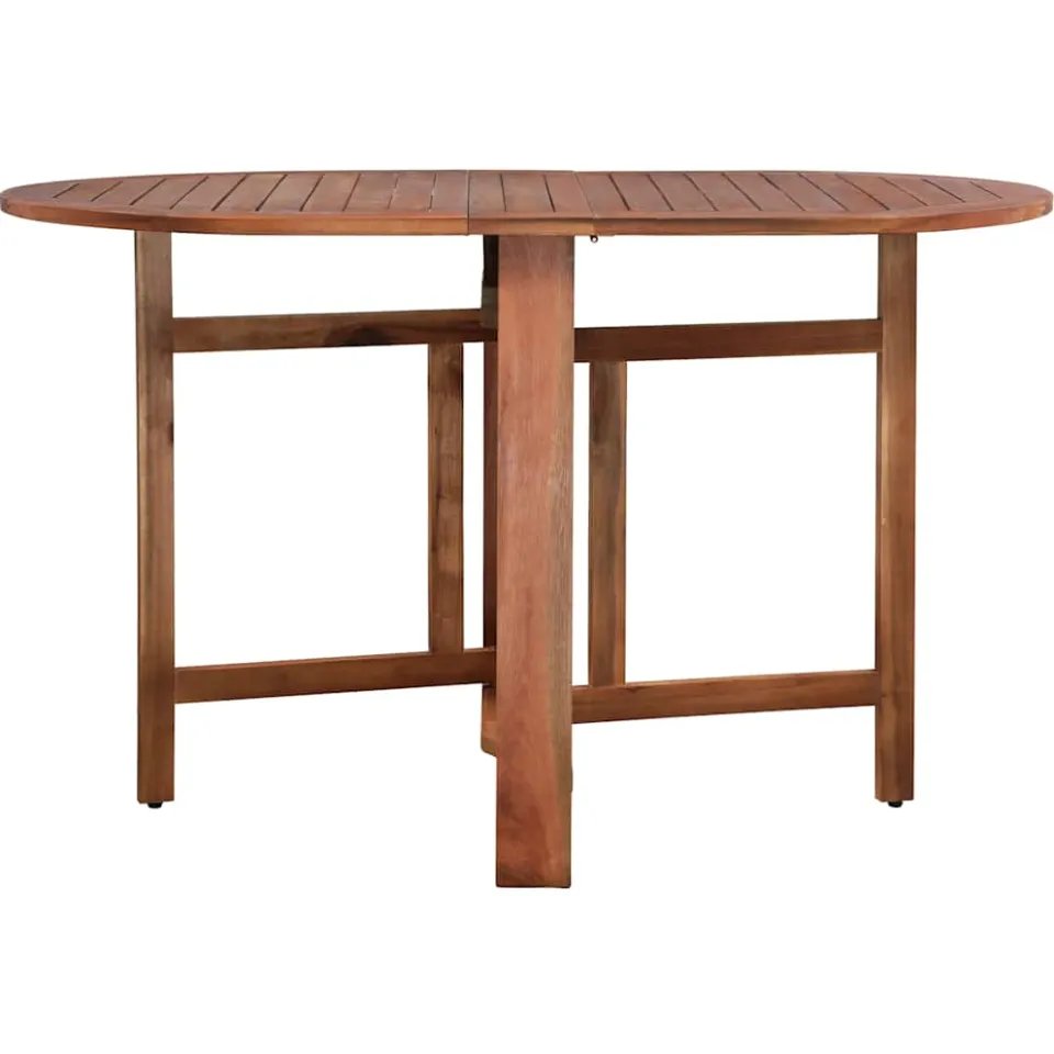 vidaXL Tuintafel 120x70x74 cm massief acaciahout bruin, foto 3