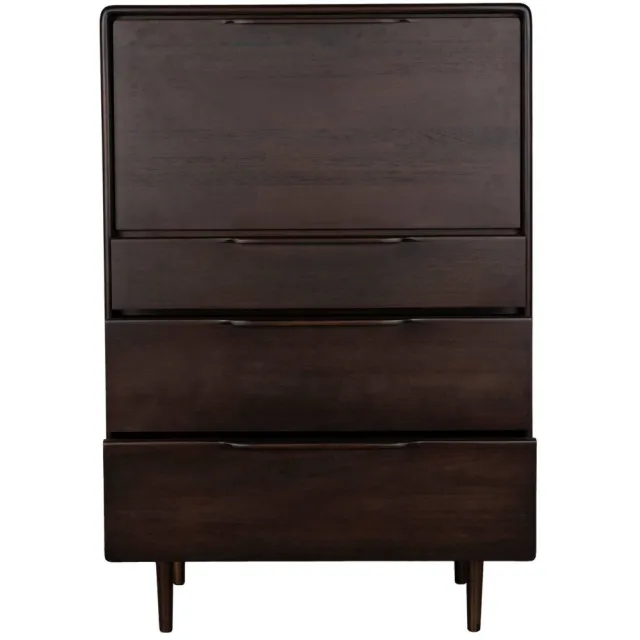 Dutchbone Elroy Ladekast Laag 120 cm Walnootkleur Bruin