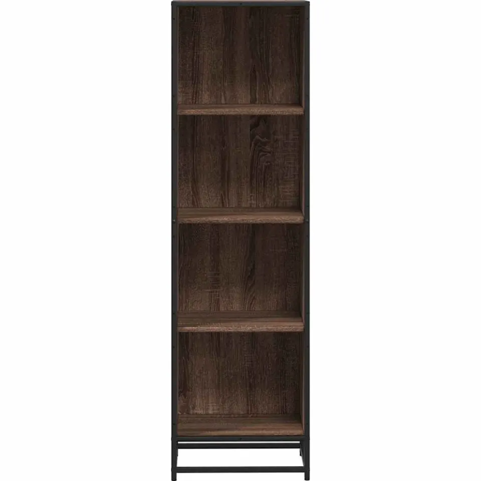 vidaXL Boekenkast 40x35x139 cm bewerkt hout bruin eikenkleur, foto 4