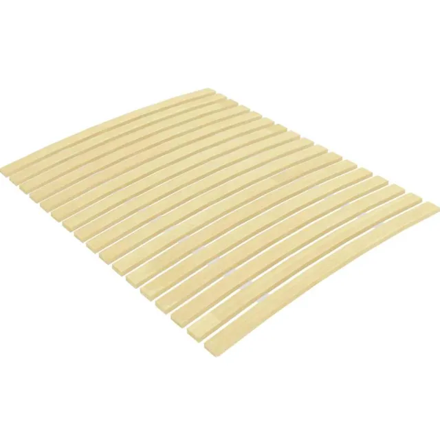 vidaXL Bedlattenvervanging met 17 latten 100x200 cm Bruin