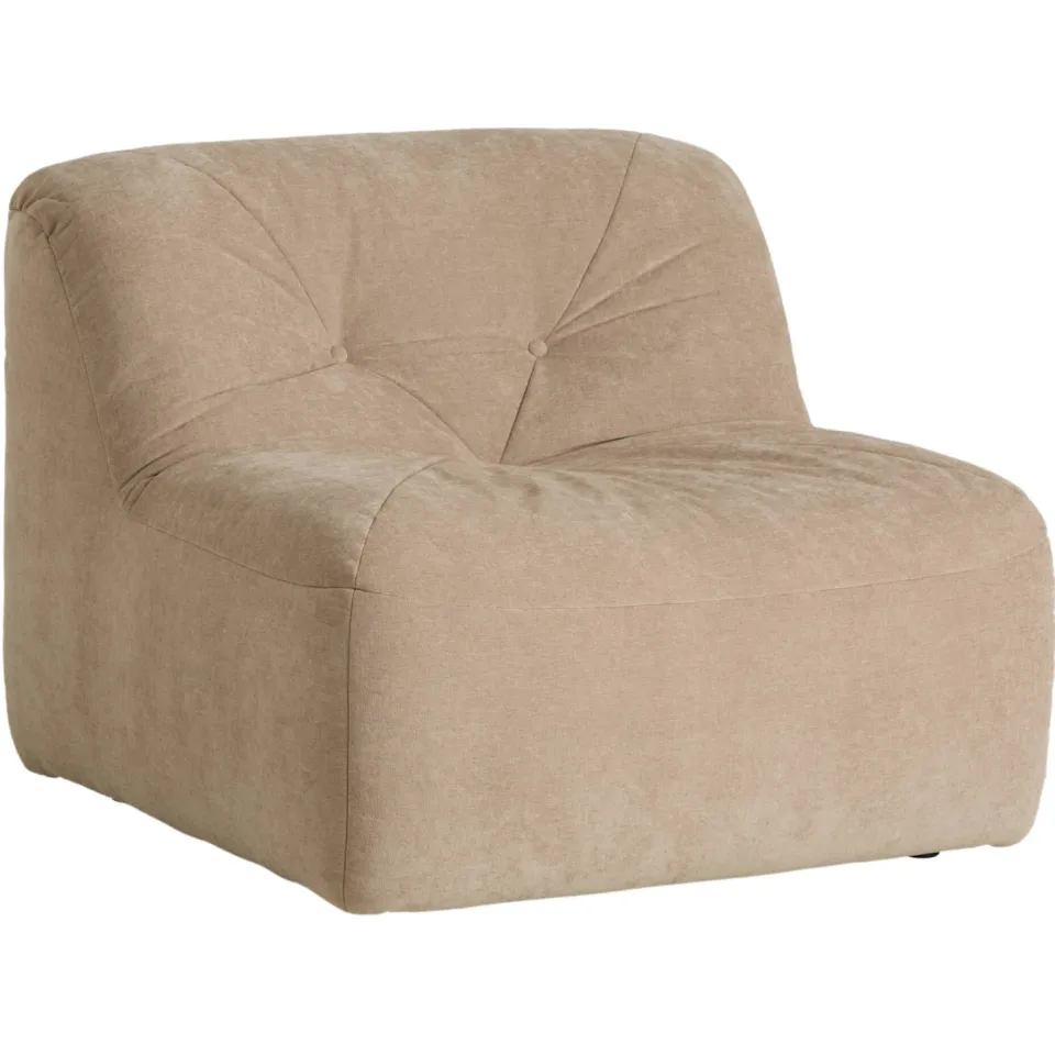 NOUS Living fauteuil Otis taupe, foto 3