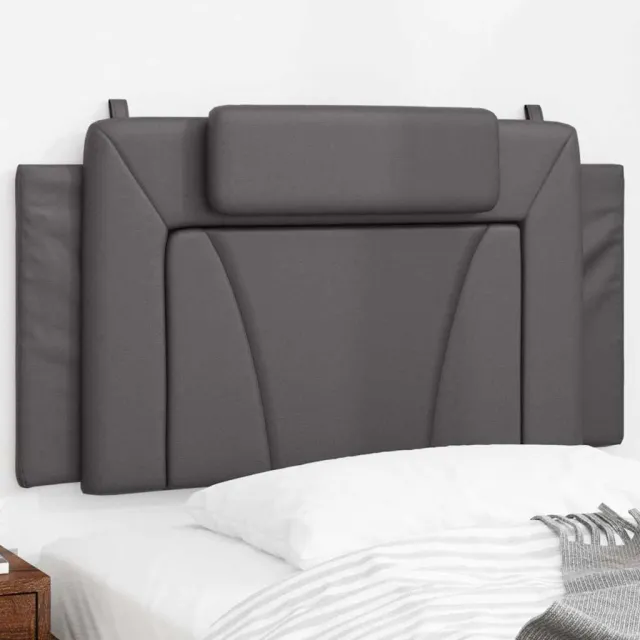 vidaXL Hoofdbordkussen "Viana" 100 cm kunstleer grijs