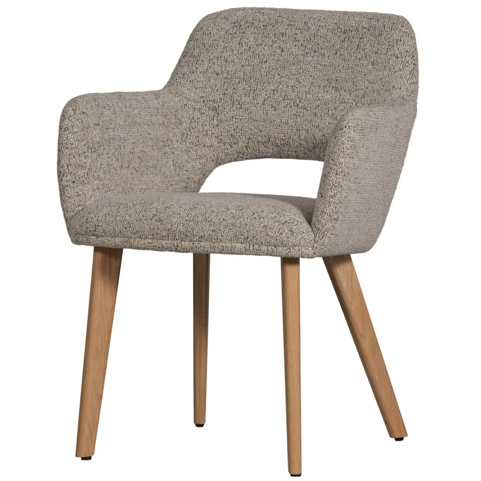 WOOOD Murat eetkamerstoel beige, foto 2