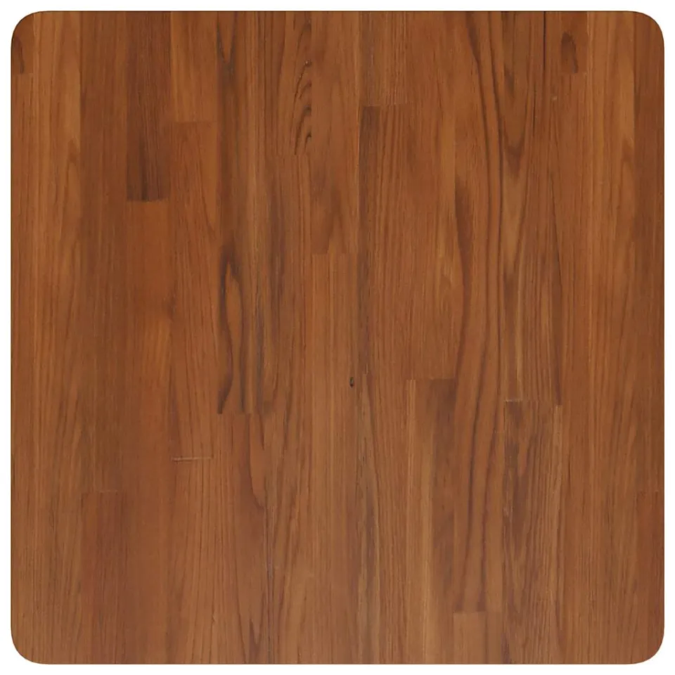 vidaXL Tafelblad vierkant 60x60x2,5cm behandeld eiken donkerbruin, foto 2
