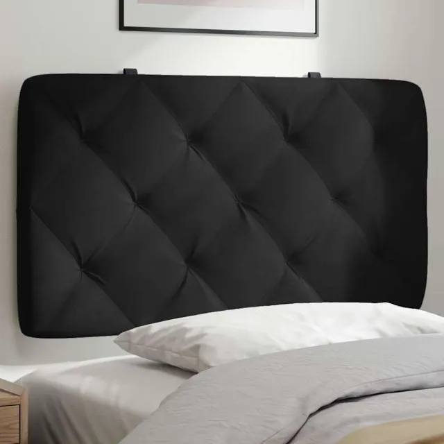 vidaXL Hoofdbordkussen 90 cm fluweel blauw