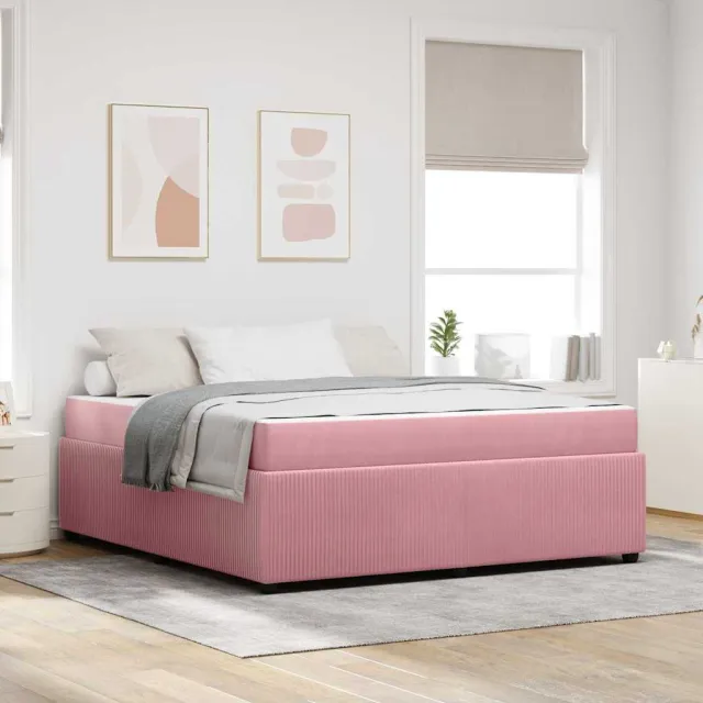 vidaXL Bedframe Roze 180 x 200 cm Stof