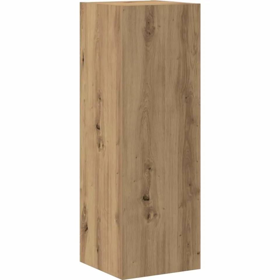 vidaXL Tv-wandkasten 4 st bewerkt hout artisanaal eikenkleurig, foto 3