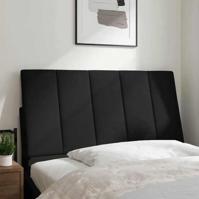 vidaXL Hoofdbordkussen "Hanko" 100 cm stof zwart