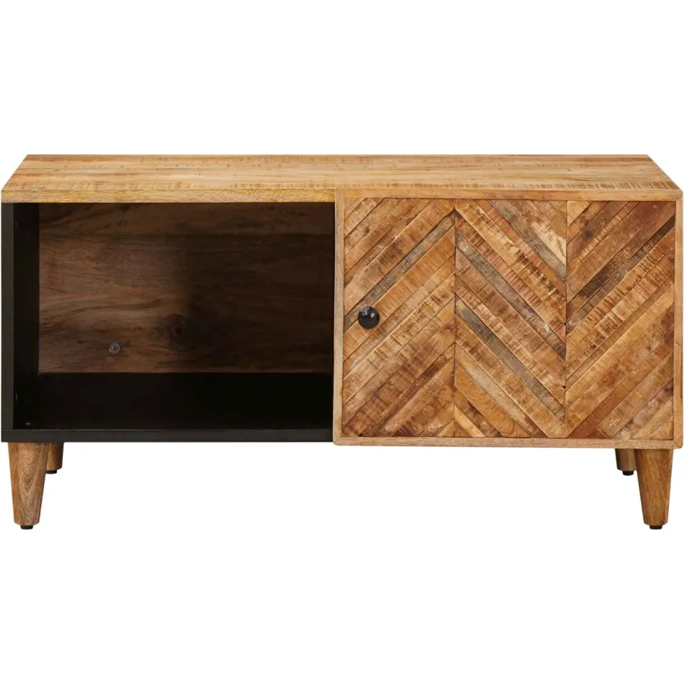 vidaXL Salontafel Bruin 80 x 50 x 40 cm Massief Mango Hout, foto 3