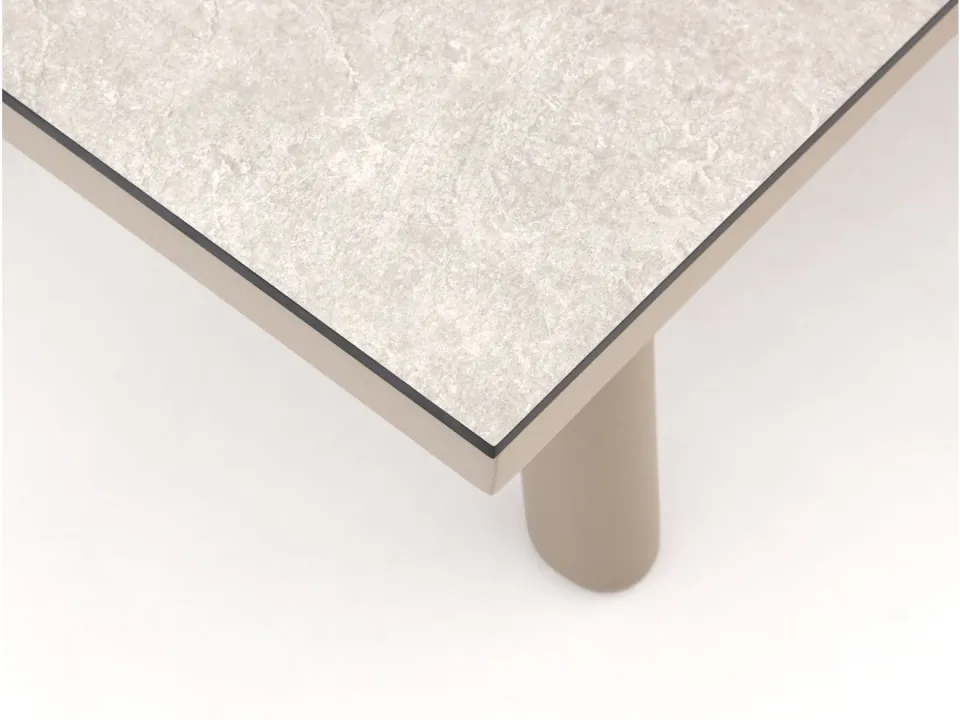 Tierra Outdoor Musone lounge tuintafel 105x60x39cm taupe, foto 4