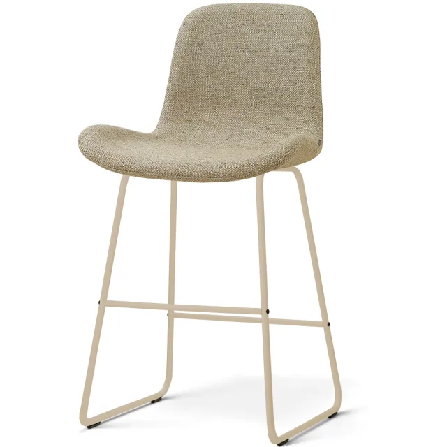 Nolon Nino-Fé barkruk taupe melange - beige onderstel - 65 cm