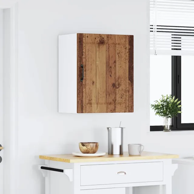 vidaXL Keukenbovenkast Lucca bewerkt hout oud houtkleurig bruin